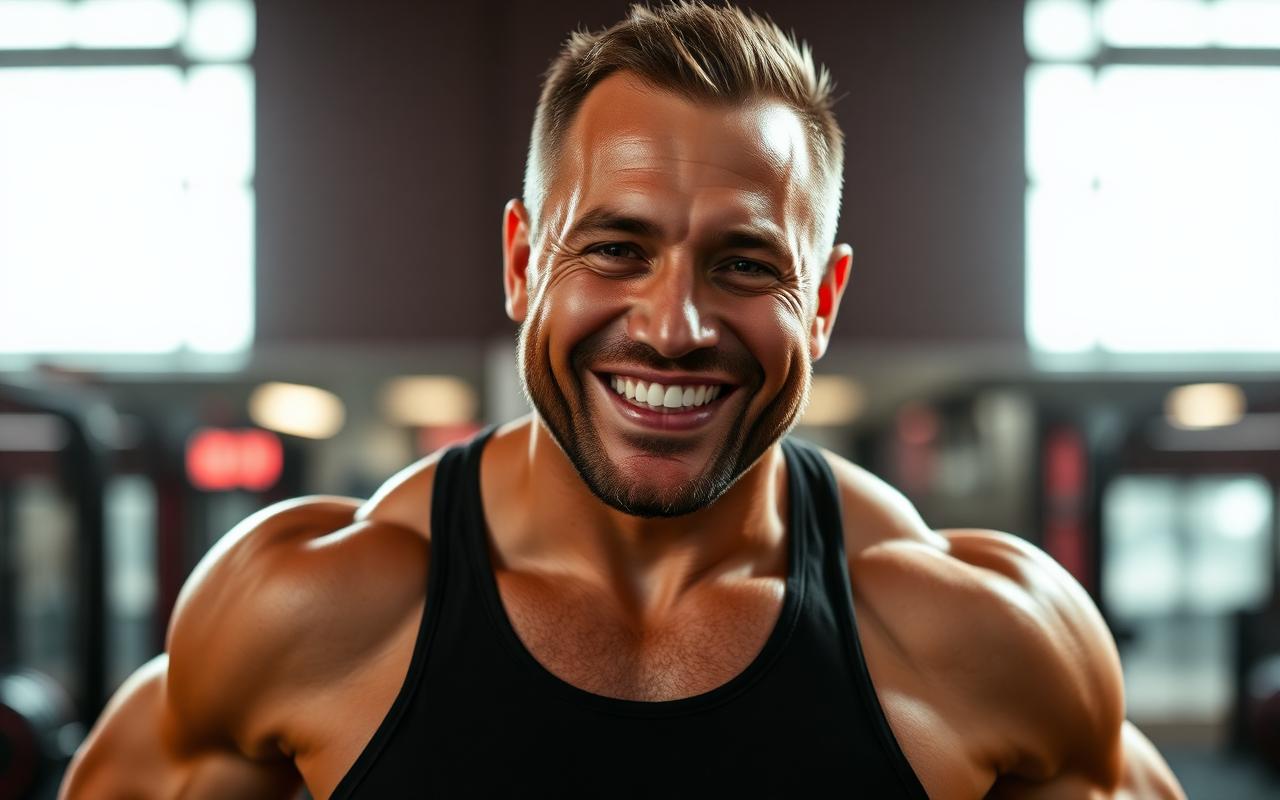 Confident energetic man representing AlphaSteel benefits